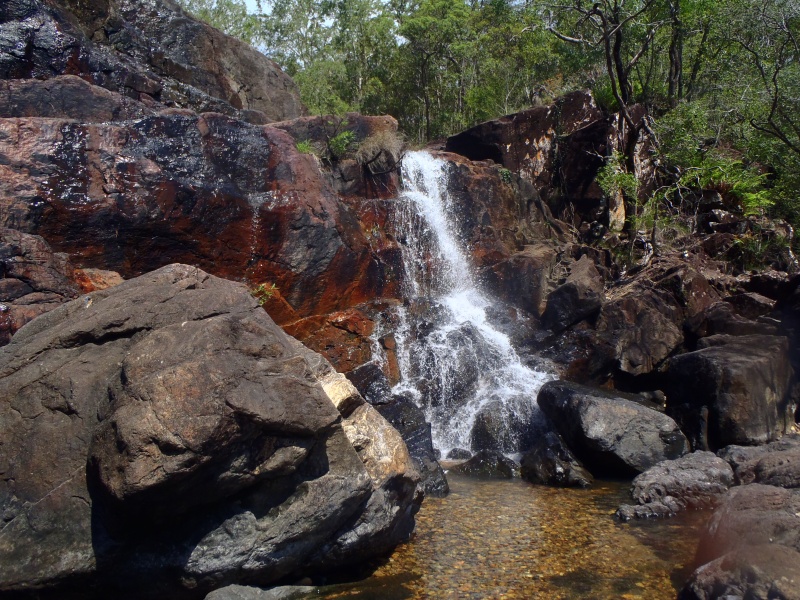 Waterfalls next to airlie beach