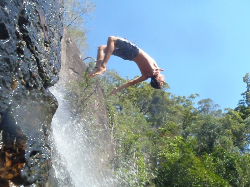 Waterfalls next to airlie beach Backflip arthur